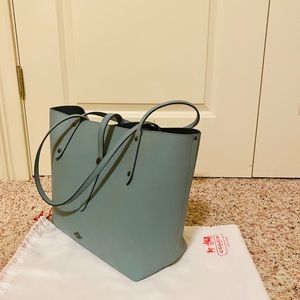 COACH Cloud MineralBlue Market Tote RARE